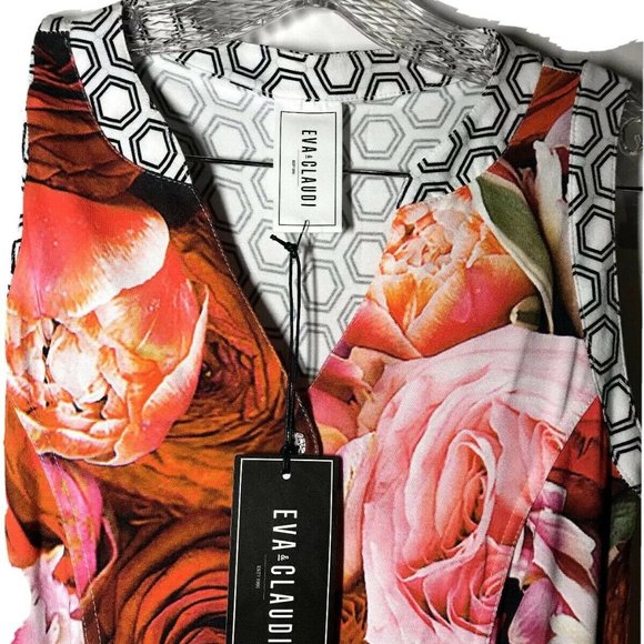 Eva & Claudi Womens Floral Print Pattern XS - Picture 2 of 5